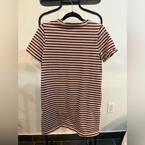 Lou & Grey Striped Pink Dress